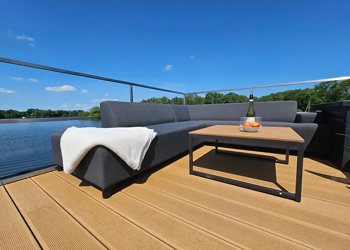 Luxurioeses Hausboot Seaside Neu!!! Hotel en barco Potsdam